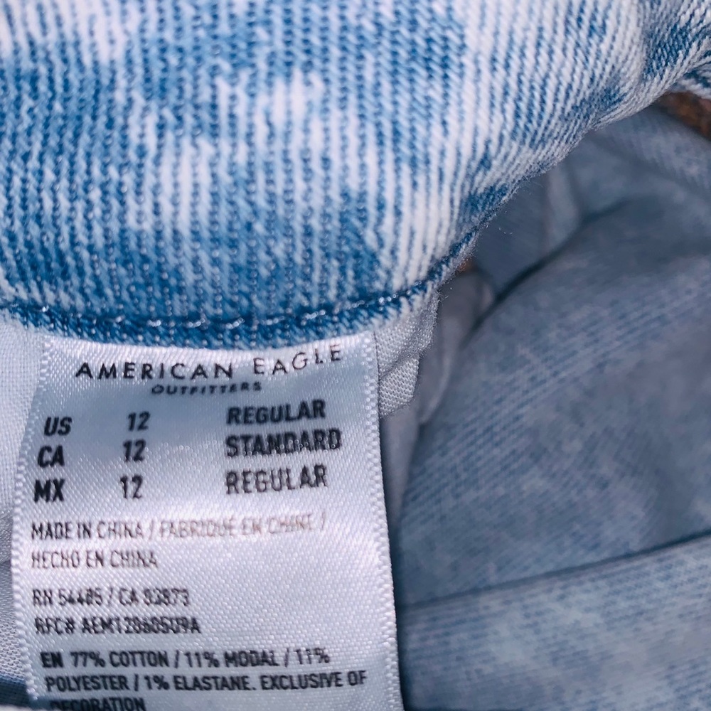skinny curvy mom denim jeans 12 American Eagle - Picture 7 of 7